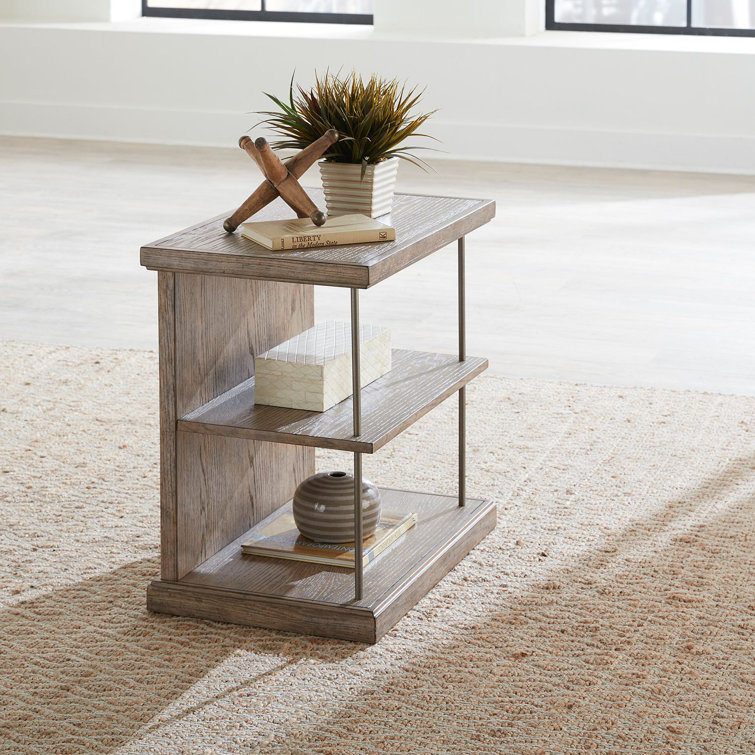 Latitude Run® 24'' Tall Floor Shelf End Table Wayfair